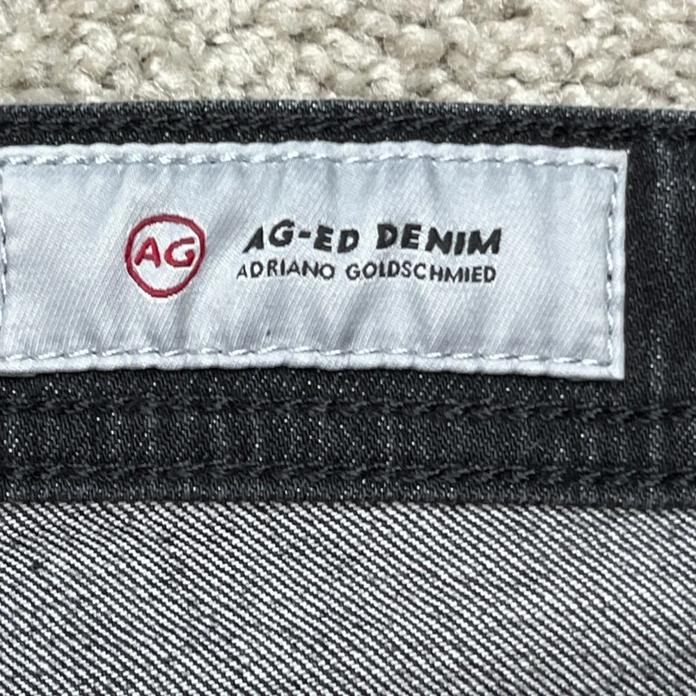 AG Adriano Goldschmied Dylan Jeans Mens 31x33 Dark Wash Slim Skinny Denim Twill
